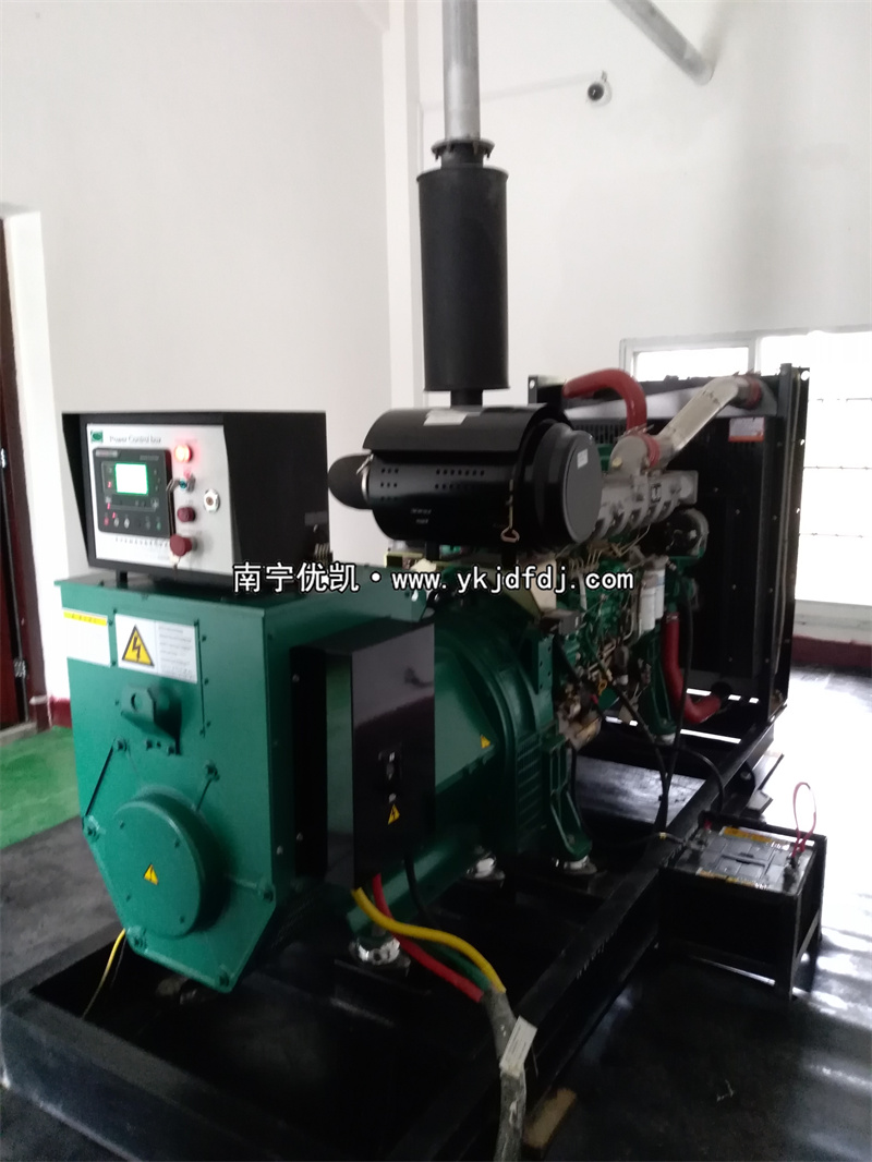 2022年6月28日，200KW玉柴發(fā)電機(jī)組崇左項目安裝調(diào)試完畢