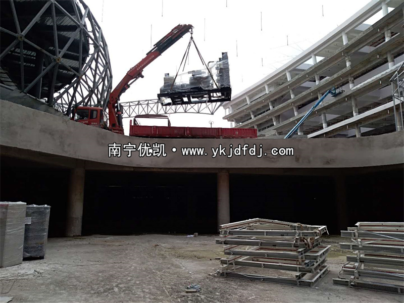 2022年6月15日，900KW上柴發(fā)電機(jī)組帶ATS柜通過驗收交付某產(chǎn)業(yè)園